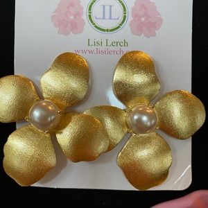 Lisi Lerch Maggie Large Pearl Flower Earring